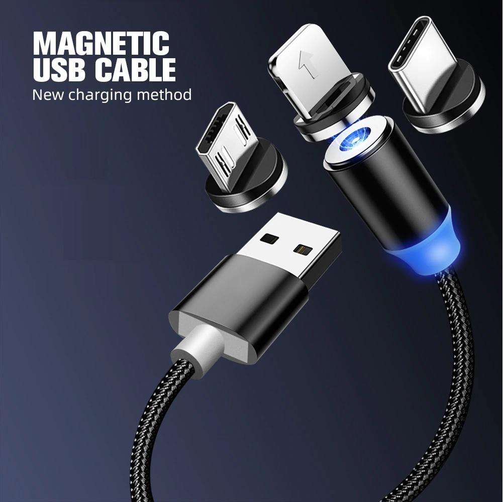 Cargador magnético para celular - Perú - 🔥 CARGADOR MAGNETICO PARA CELULAR  🔥 BENEFICIOS: ⚡Carga rápida ⚡Cable USB de nylon trenzado. ⚡Cabezal de  aluminio. 👋Conéctalo con una sola mano 💨💦Protege tu puerto